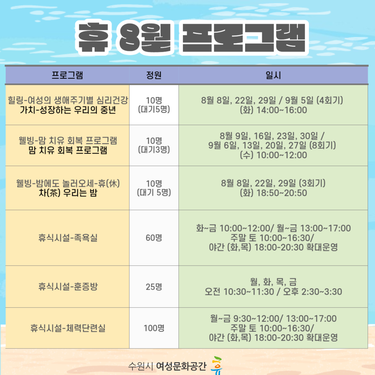 2023-8월 수강신청 안내